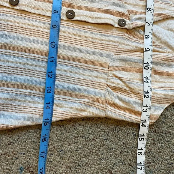 Pull & Bear Mini Dress Sz S Sexy Flirty Sleeveless V Neck Stretch Button Front - Picture 3 of 7